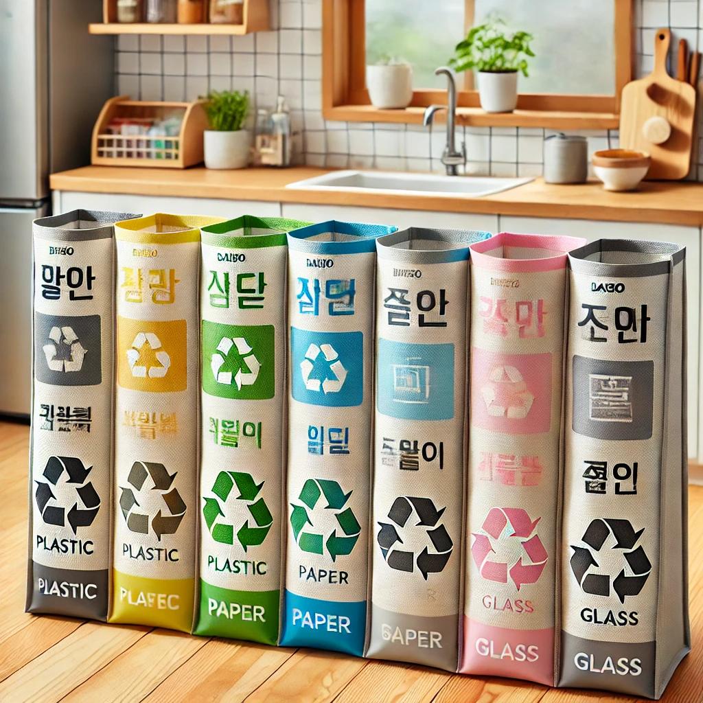다이소 분리수거 가방