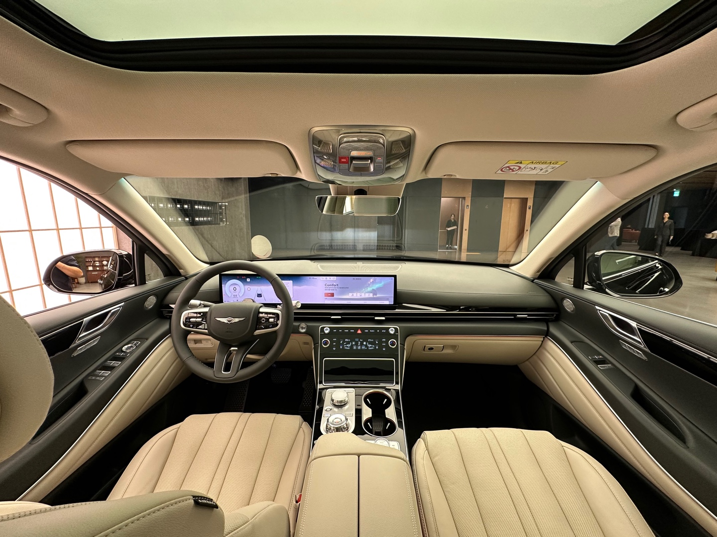 제네시스 GV80 페이스리프트 인테리어