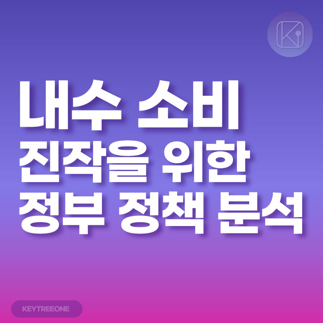 내수 소비 진작을 위한 정부 정책 분석