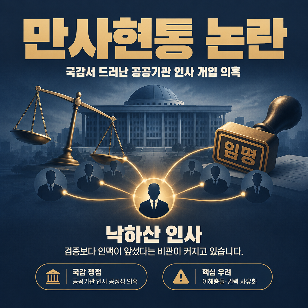 만사현통 논란