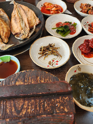 2인분 밥상 모습