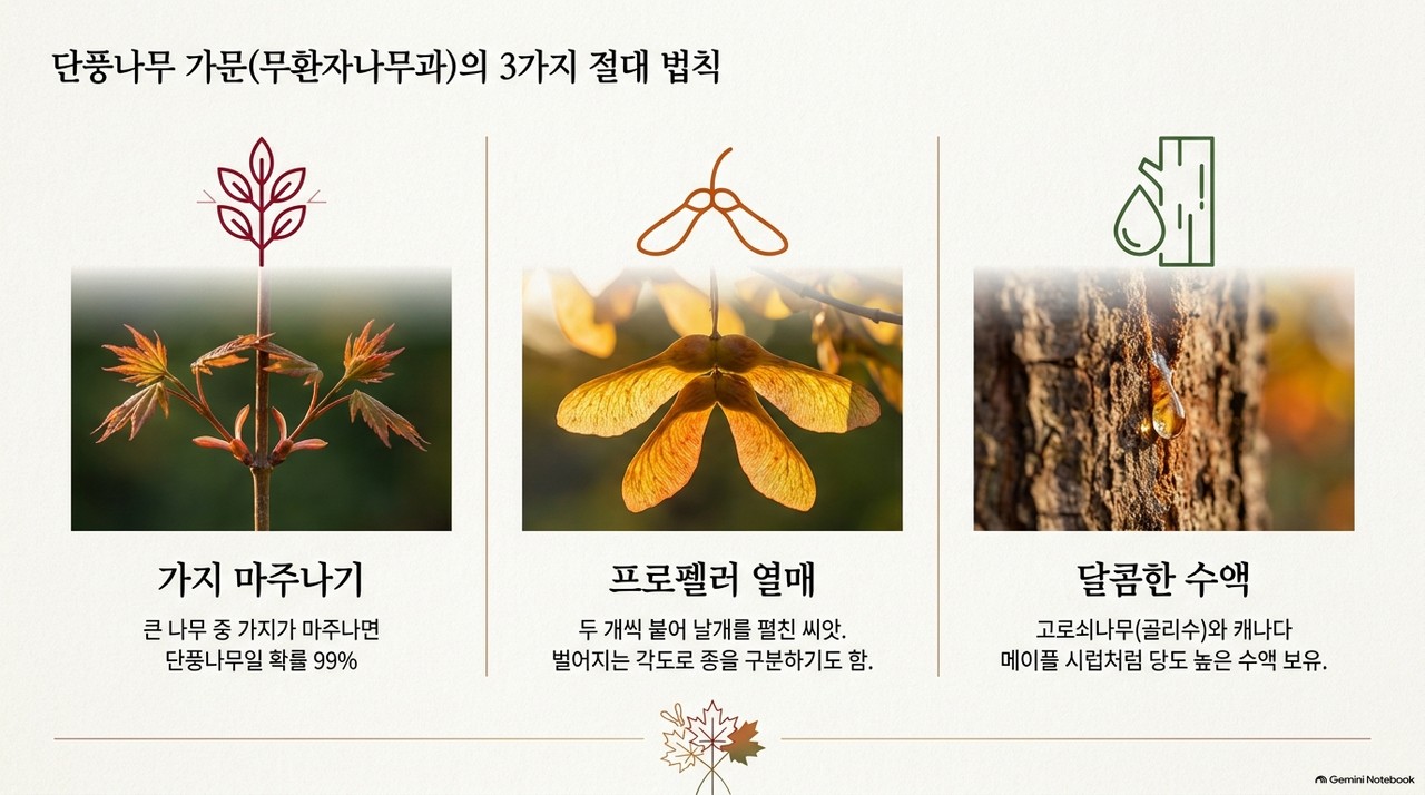 단풍나무를 이해하는 세 가지 핵심 기준
