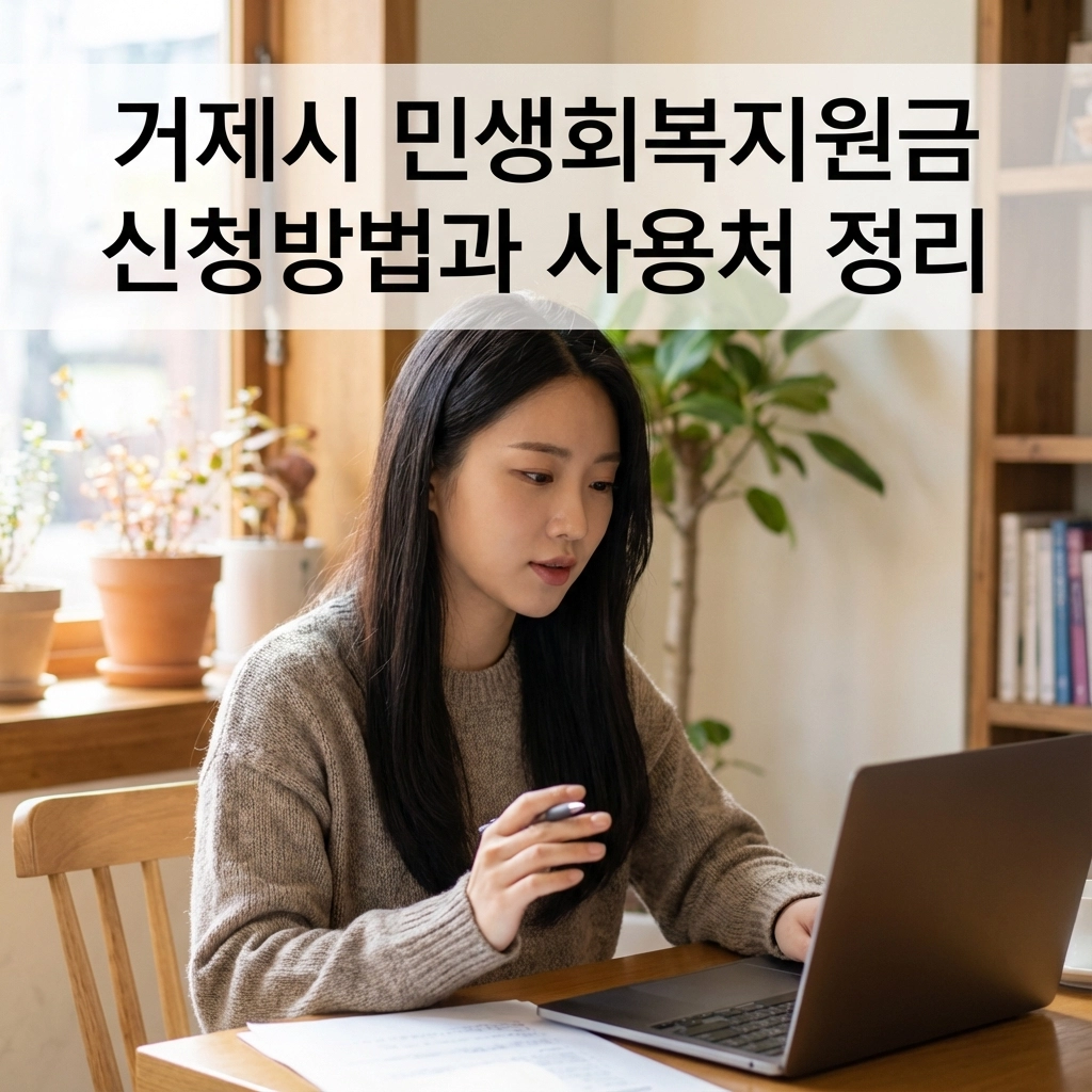 거제시 민생회복지원금 신청방법과 사용처 정리