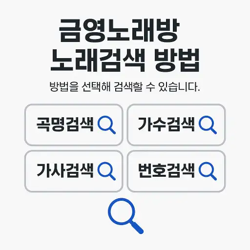 금영노래방 노래검색