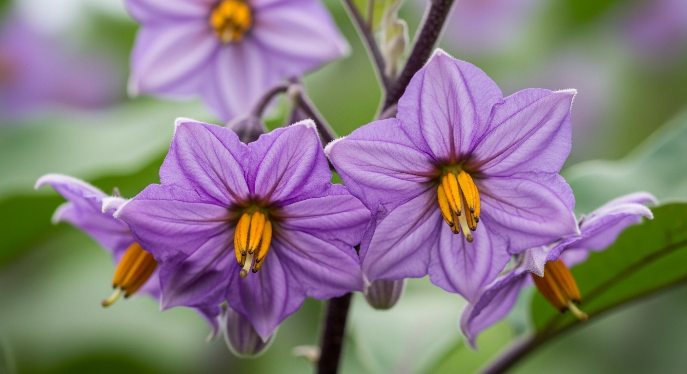 7월 20일 탄생화, 가지꽃 - 진실한 사랑과 결실의 꽃