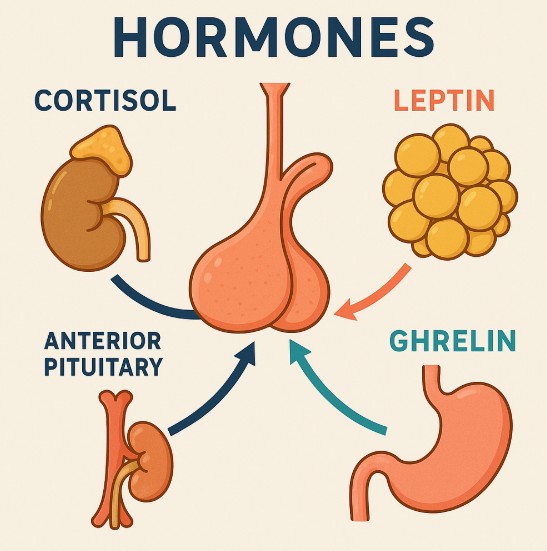호르몬과 직장인 다이어트 사진