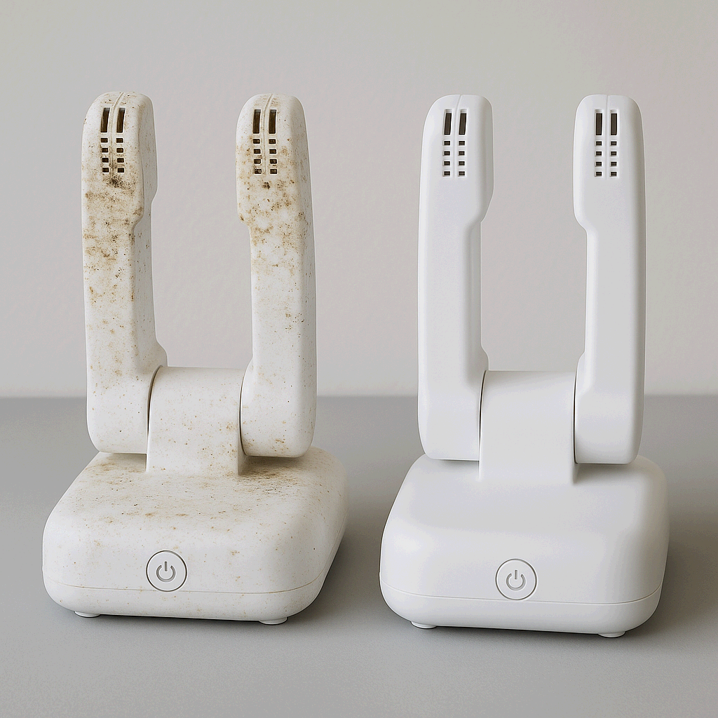 실내 신발 건조기 내부 청소와 냄새 제거법