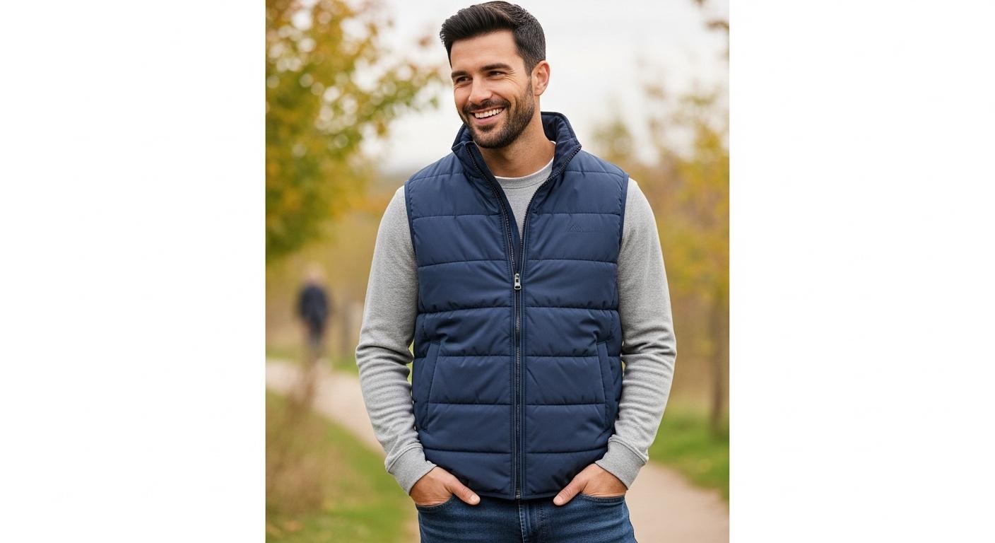 패딩조끼 남성