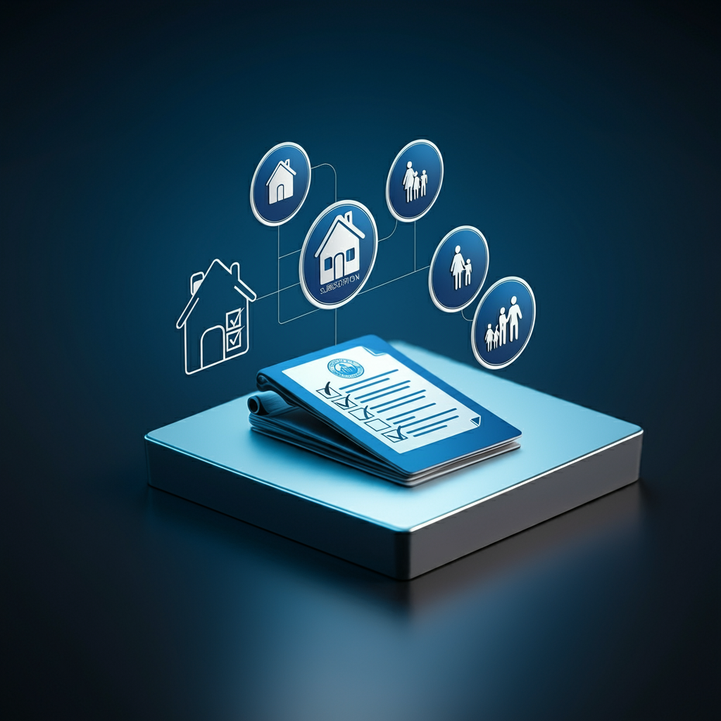 주택청약 관련 체크리스트와 심볼이 포함된 썸네일