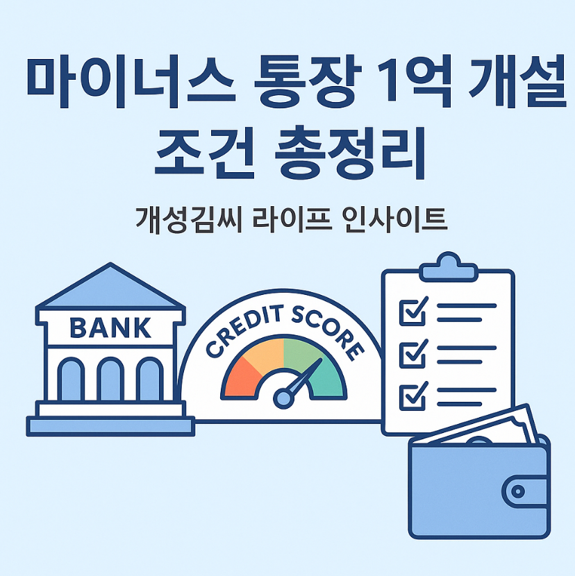 마이너스 통장 1억 개설,마이너스 통장 후기,마이너스 통장 조건,신용대출 전략,한도대출 후기,1억 마이너스통장 가능 기준