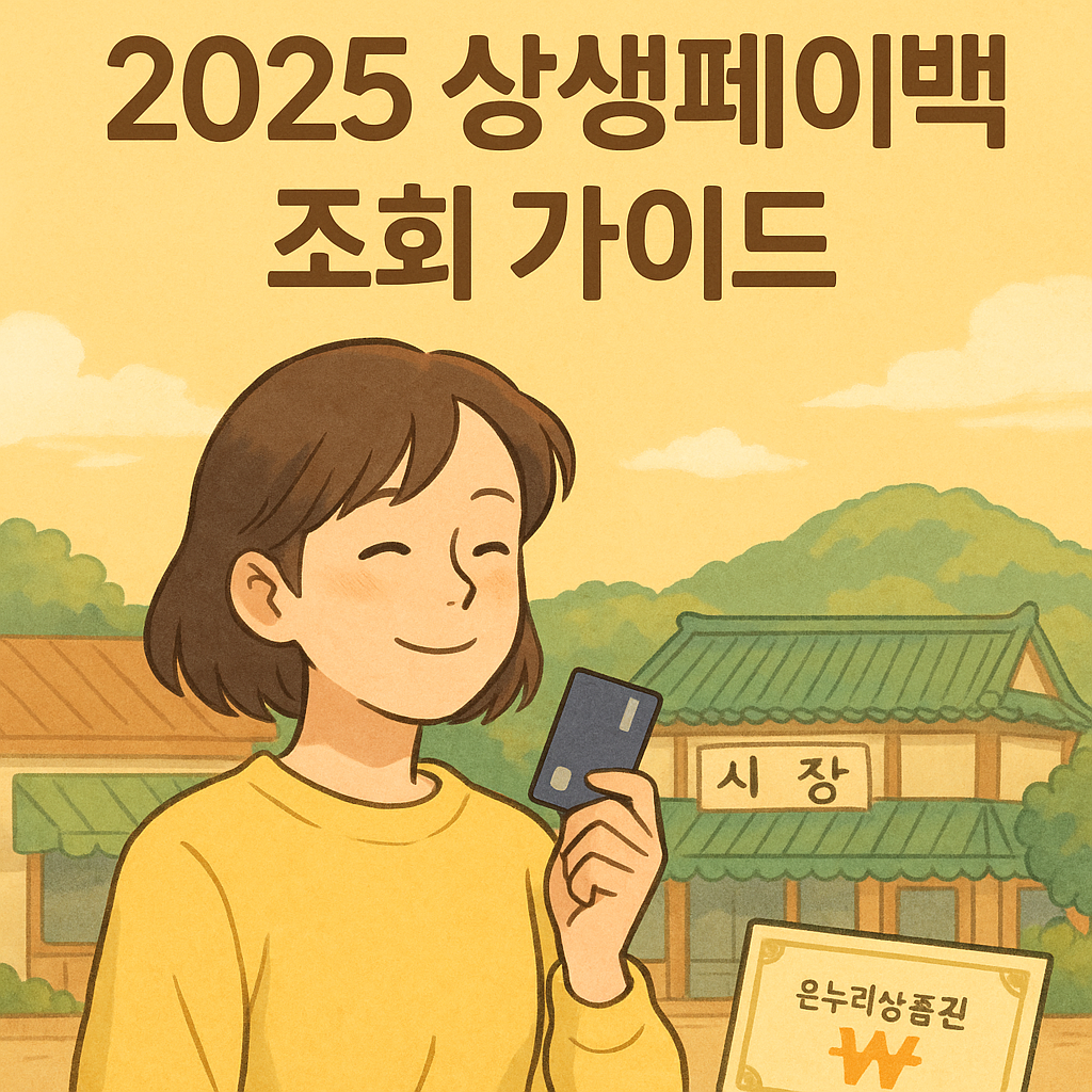 2025 상생페이백 조회 가이드
