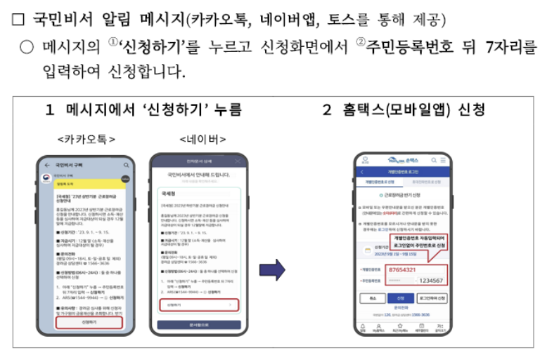 2023 근로장려금 반기 신청자격 방법 지급일 기한후신청