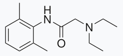 리도카인_구조식