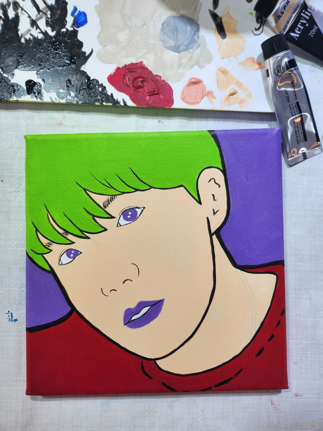 아크릴물감 제이홉