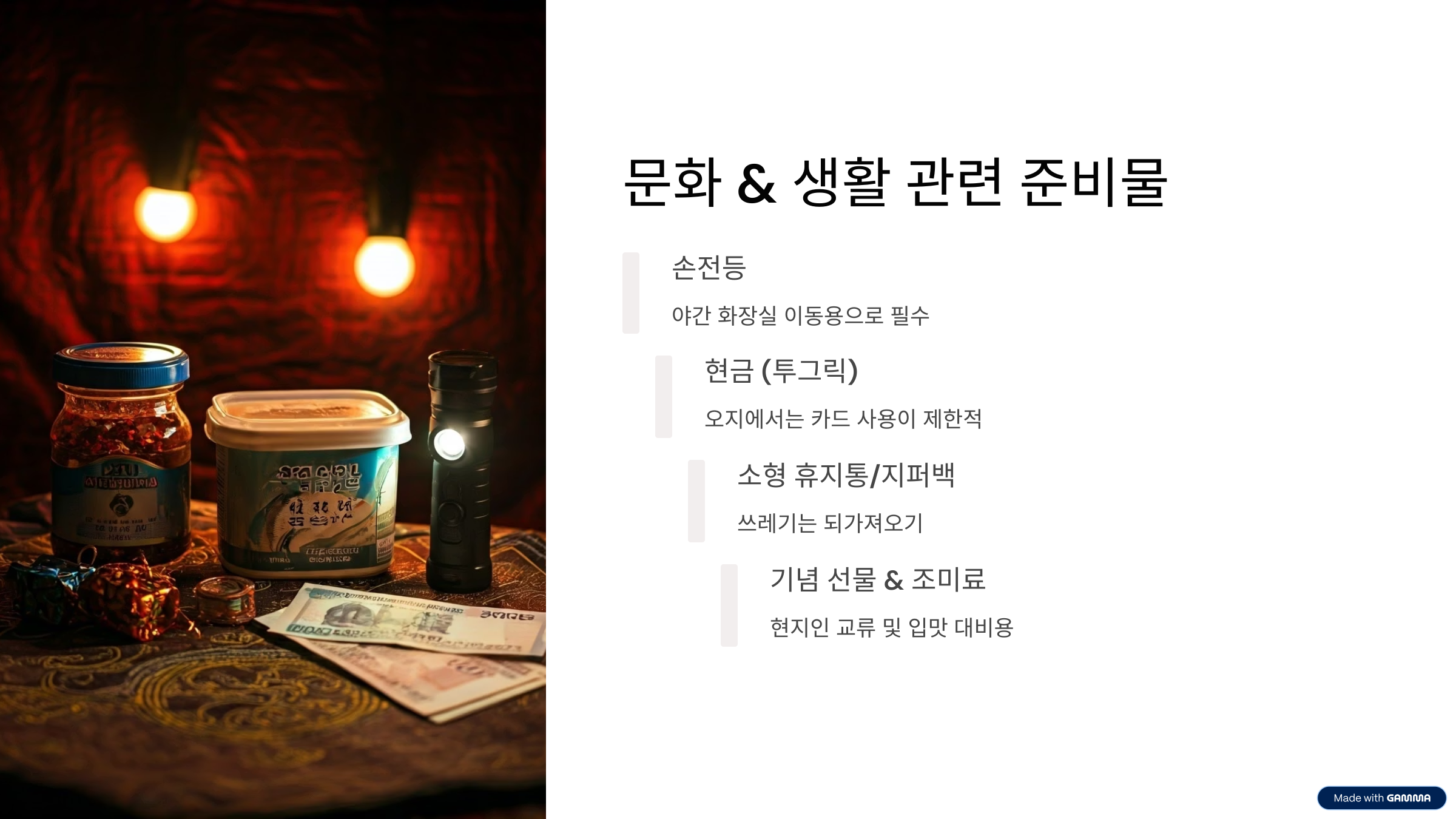 몽골 여행 준비물 체크리스트 여행 완벽 준비하기