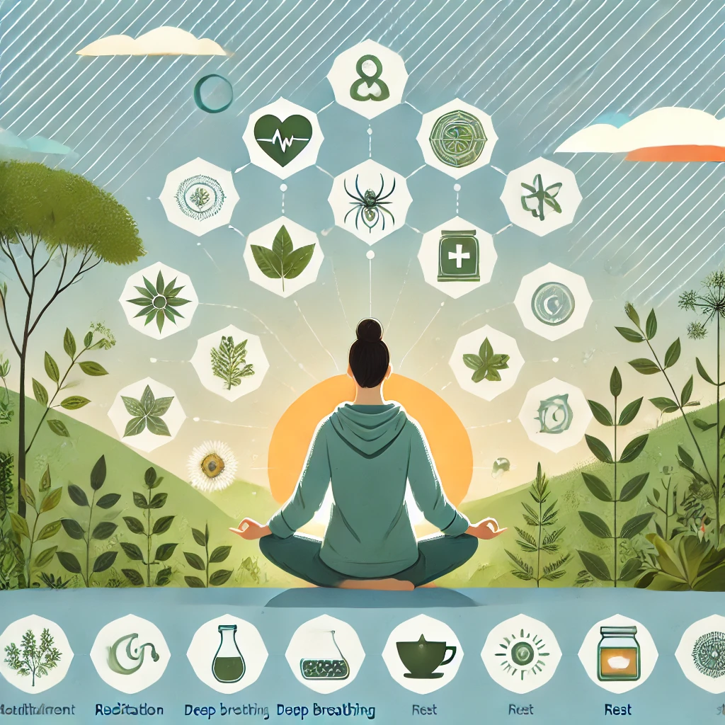 스트레스 해소을 위한 명상이미지