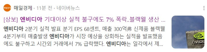 엔비디아 실적발표 주가 전망