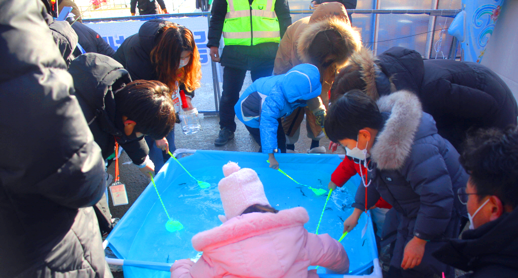 강화 신선지 낚시터 빙어낚시 축제
