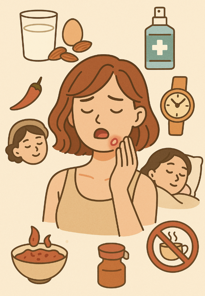 입병에 대한 일러스트 이미지