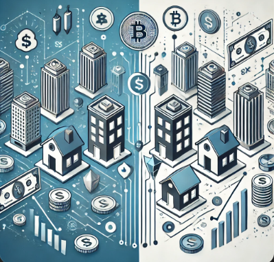 부동산 투자, 금융 투자 비교 사진