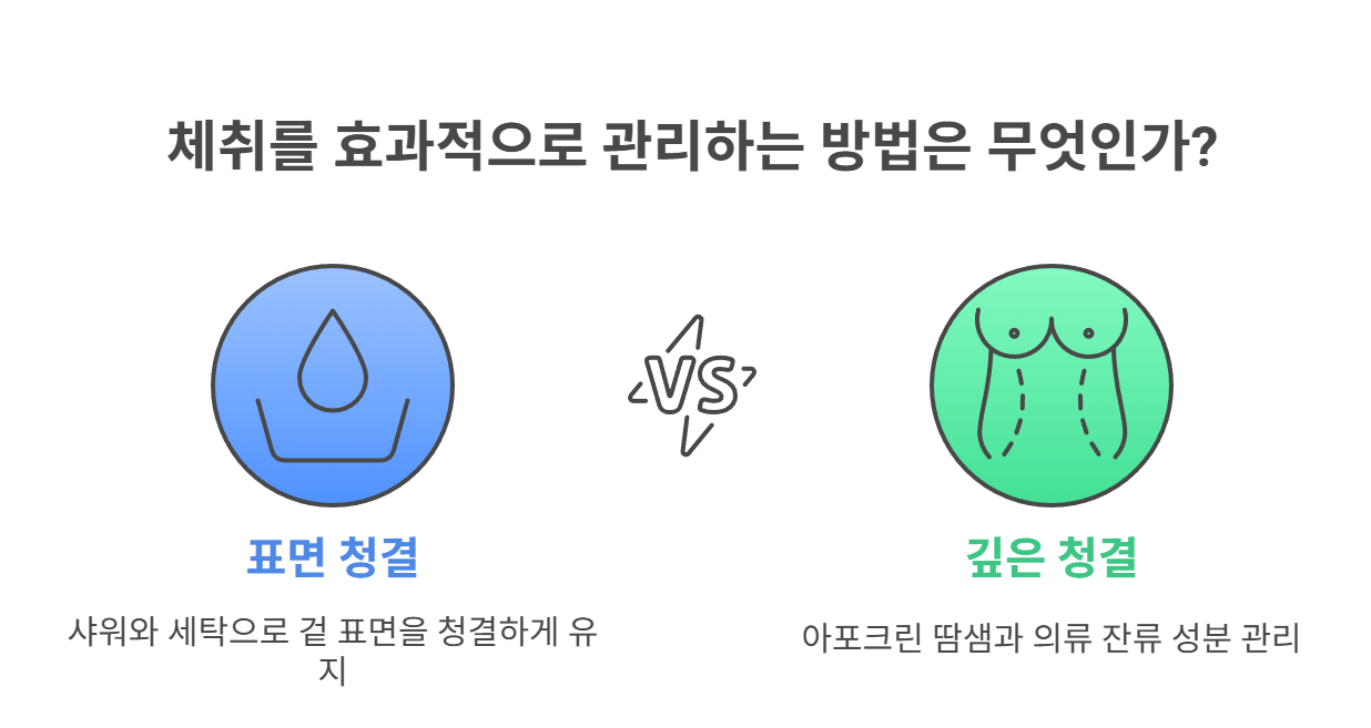 몸 냄새는 왜 생기고 왜 안 없어질까?