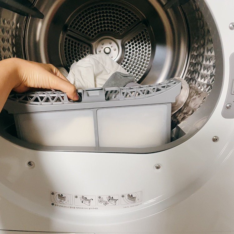 삼성전자-건조기-그랑데AI-3차필터-위치-사진