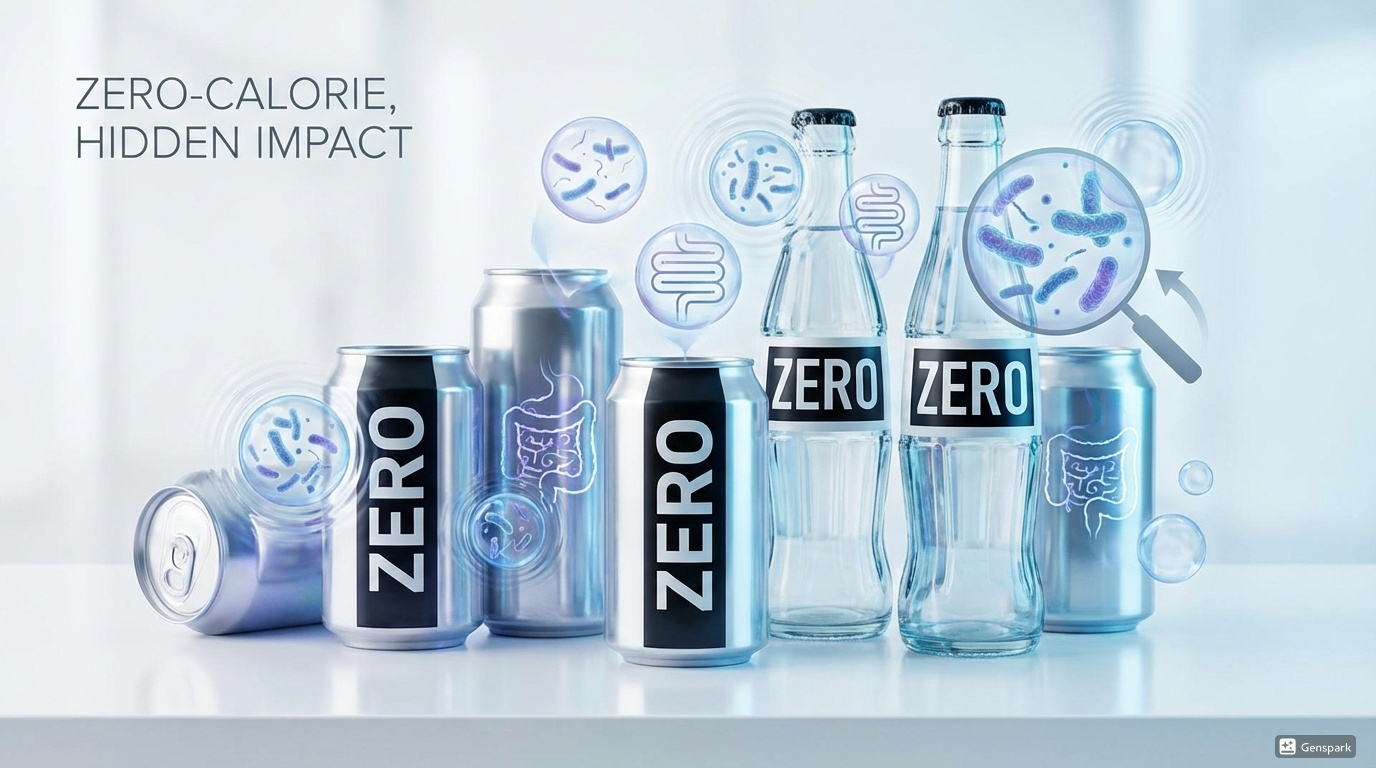 제로 음료가 장을 괴롭히는 이유