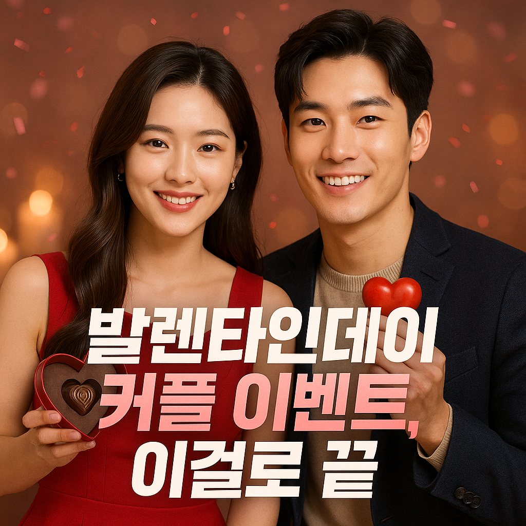 발렌타인데이 특별한 커플 이벤트 아이디어