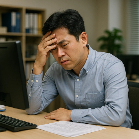 일상 활동 중 피로감과 무기력