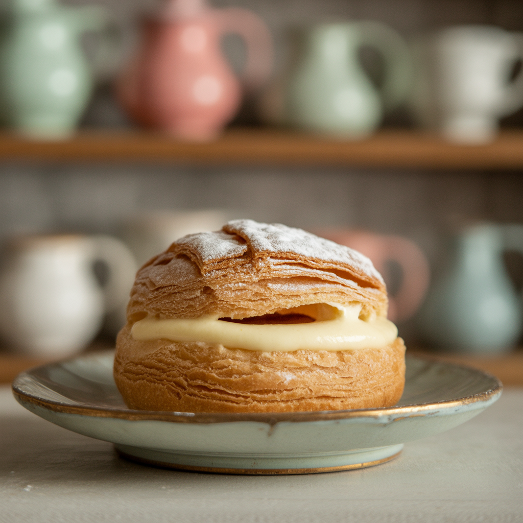 디저트로 인기 있는 빵