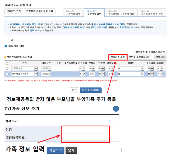 의료비 공제 대상