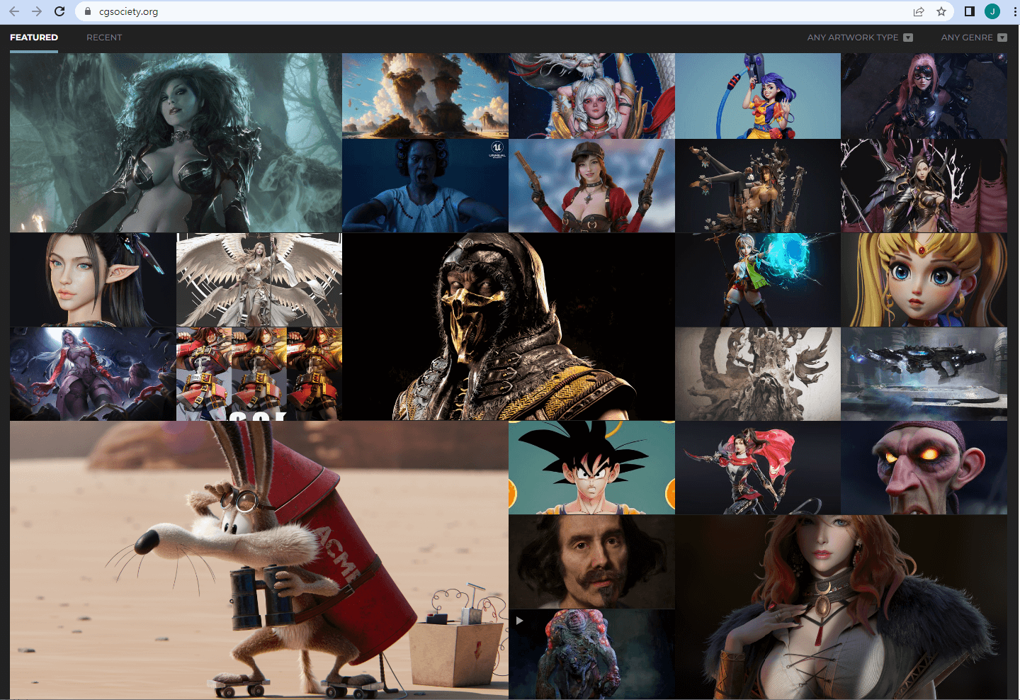 CGSociety 사이트