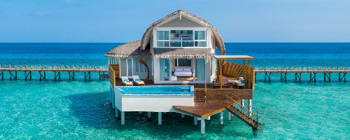 Overwater Villas with Pool in Maldives (사진 출처: Marriott)