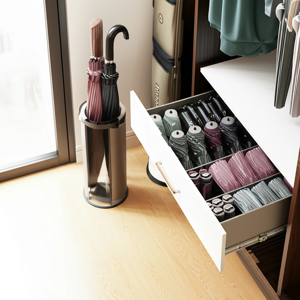 우산 보관의 모든 것: 효율적인 공간..