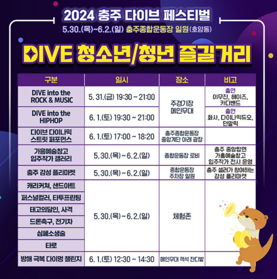 충주 다이브 페스티벌