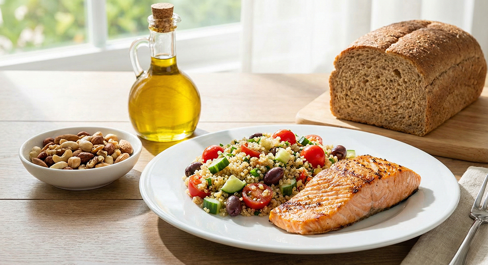 심근경색 예방 식단, 지중해식 식단, 오메가3 식품, 통곡물 섭취, 혈관 청소 음식