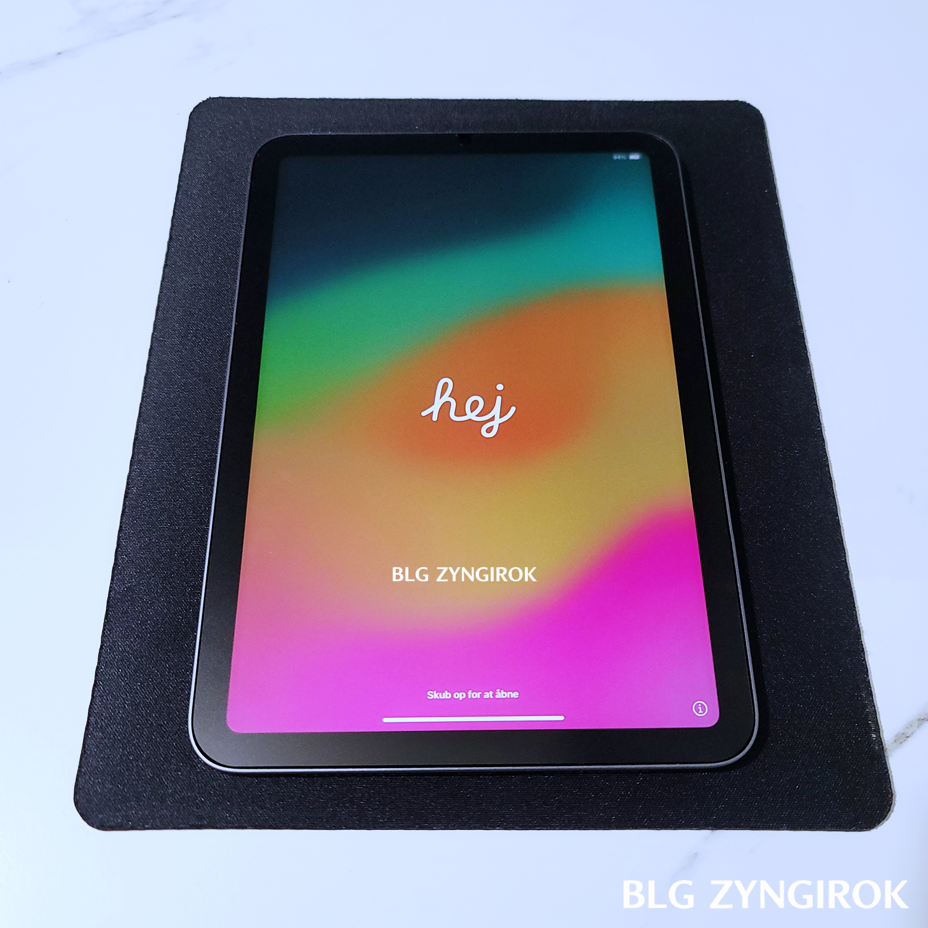 아이패드 미니가 부팅중인 모습이다.