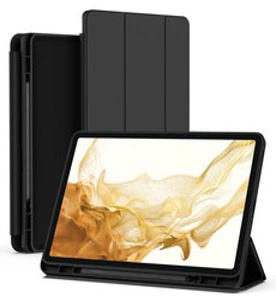 신지모루 펜슬 수납 스마트커버 태블릿 PC 케이스&#44; 블랙