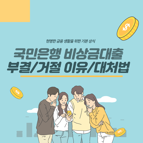 국민은행 비상금대출 부결