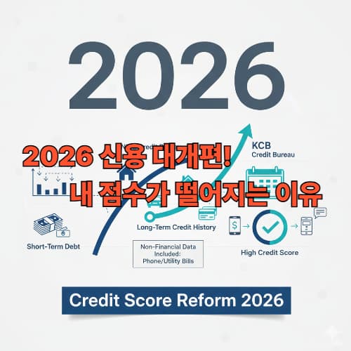 2026 신용점수제 개편! NICE/KCB 최신 평가 기준 및 등급 상승 팁