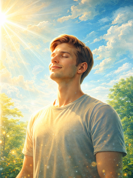 우울감을 낮춰주는 햇볕 쬐기 관련 사진