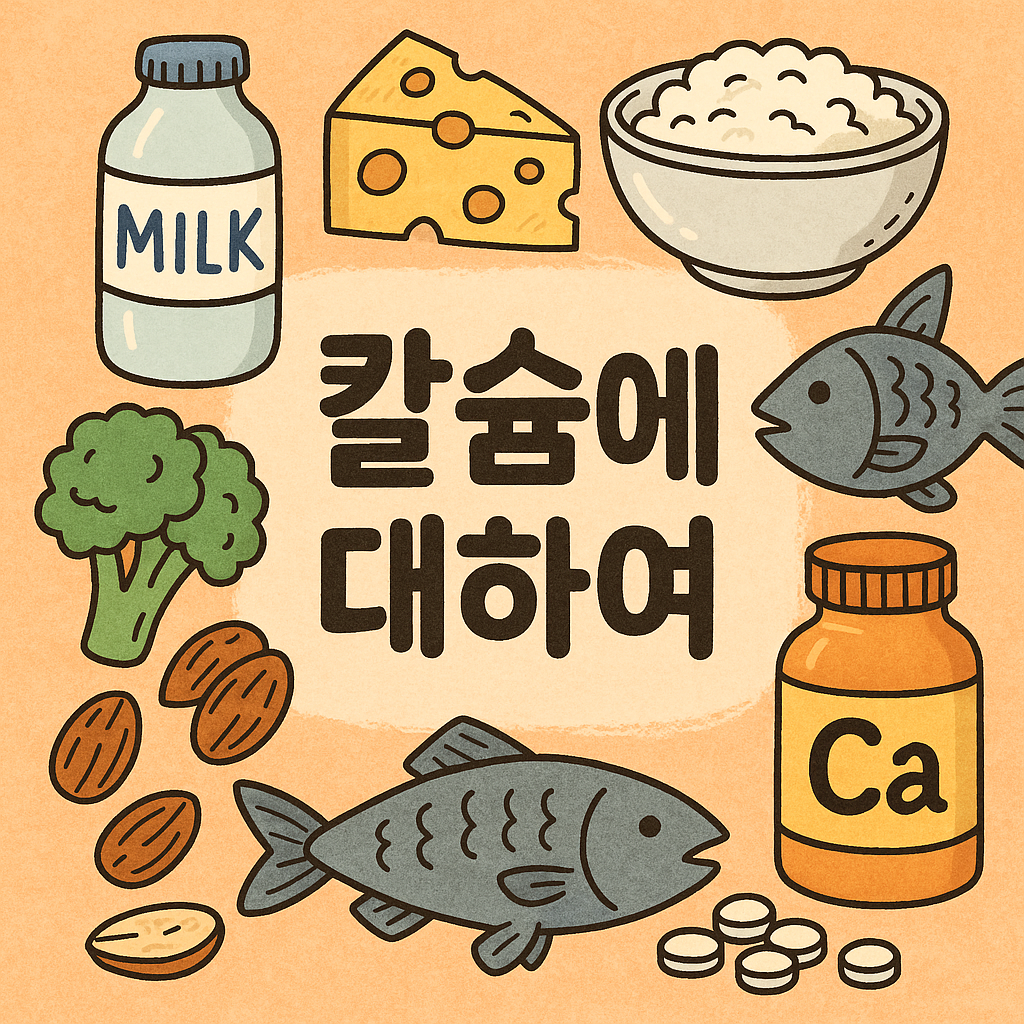 칼슘이 많은 음식들