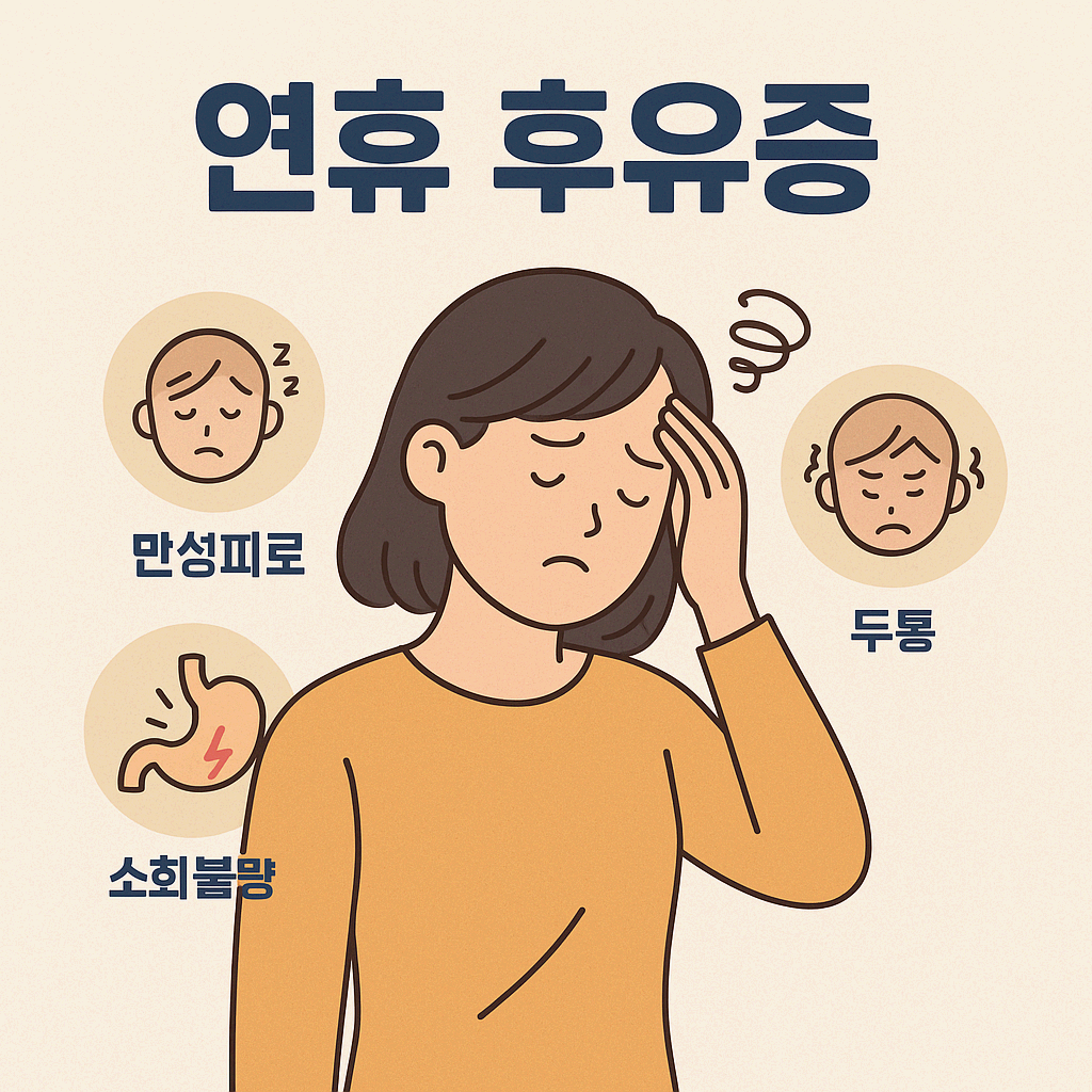 연휴 후유증, 왜 나만 이렇게 힘들까? 회복 꿀팁 총정리