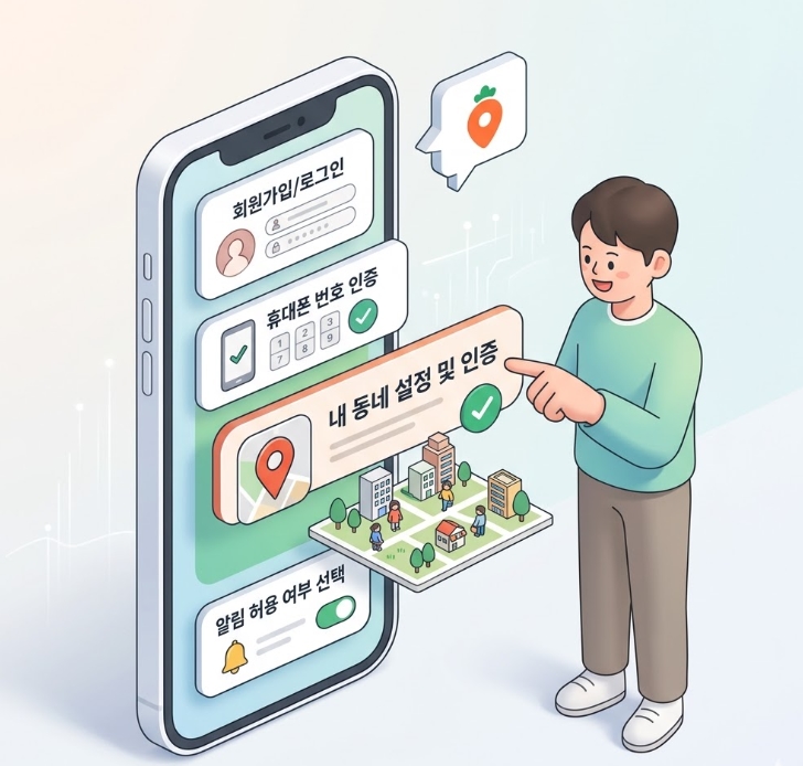 당근마켓 앱 다운로드 설치 및 이용방법