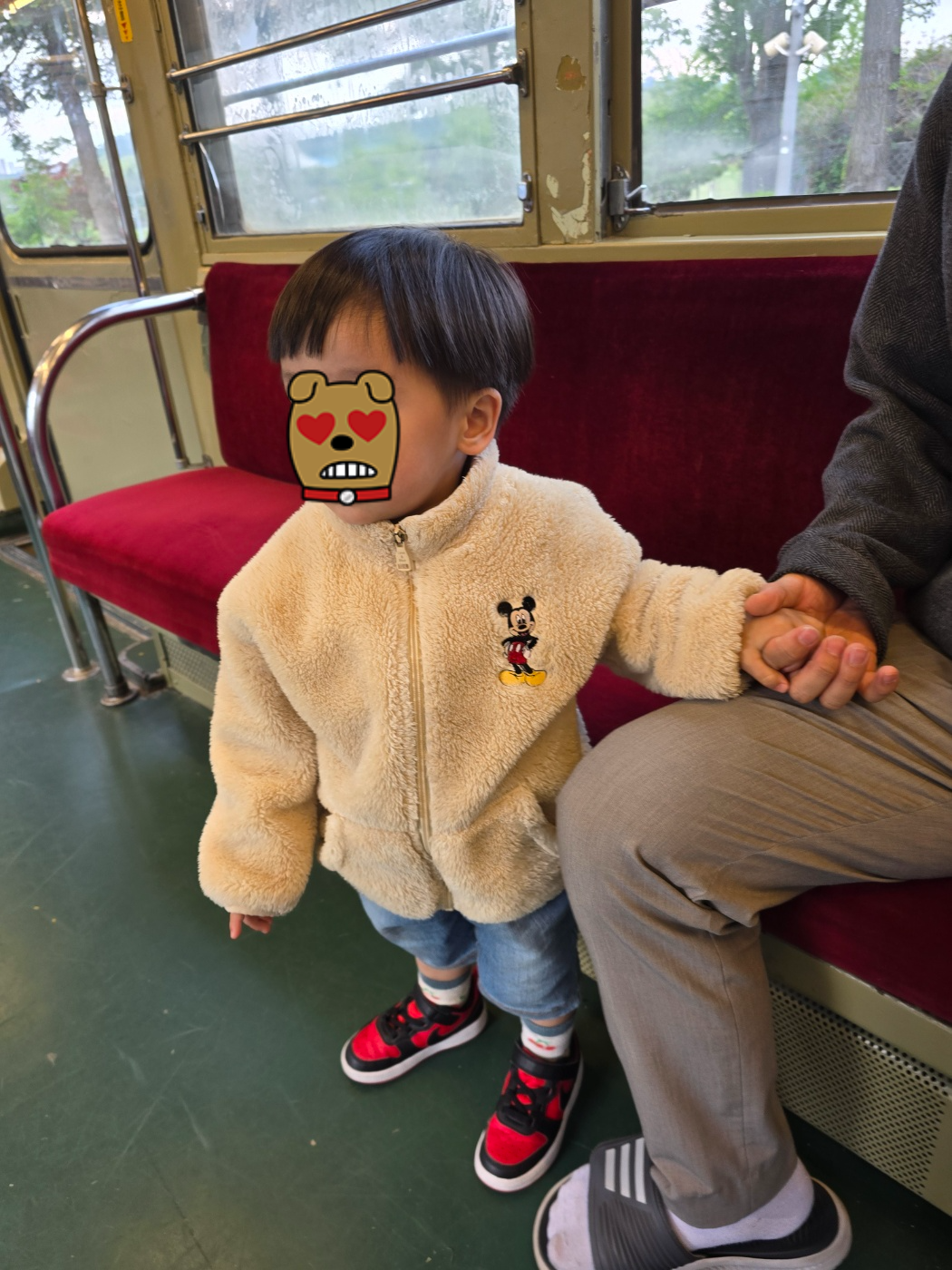 화랑대 철도 공원 기차 내부