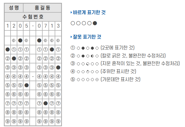 답안지