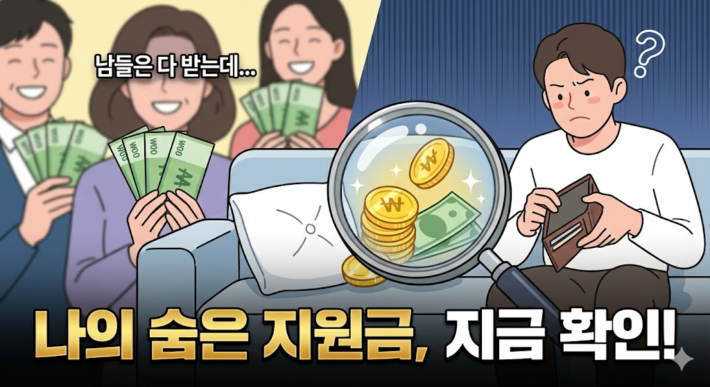 나의 숨은 지원금 확인
