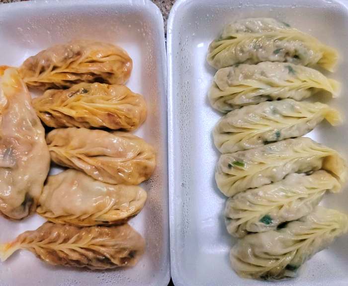 6시내고향 구미 새마을중앙시장 전국 택배 주문 고기만두 김치만두 맛집