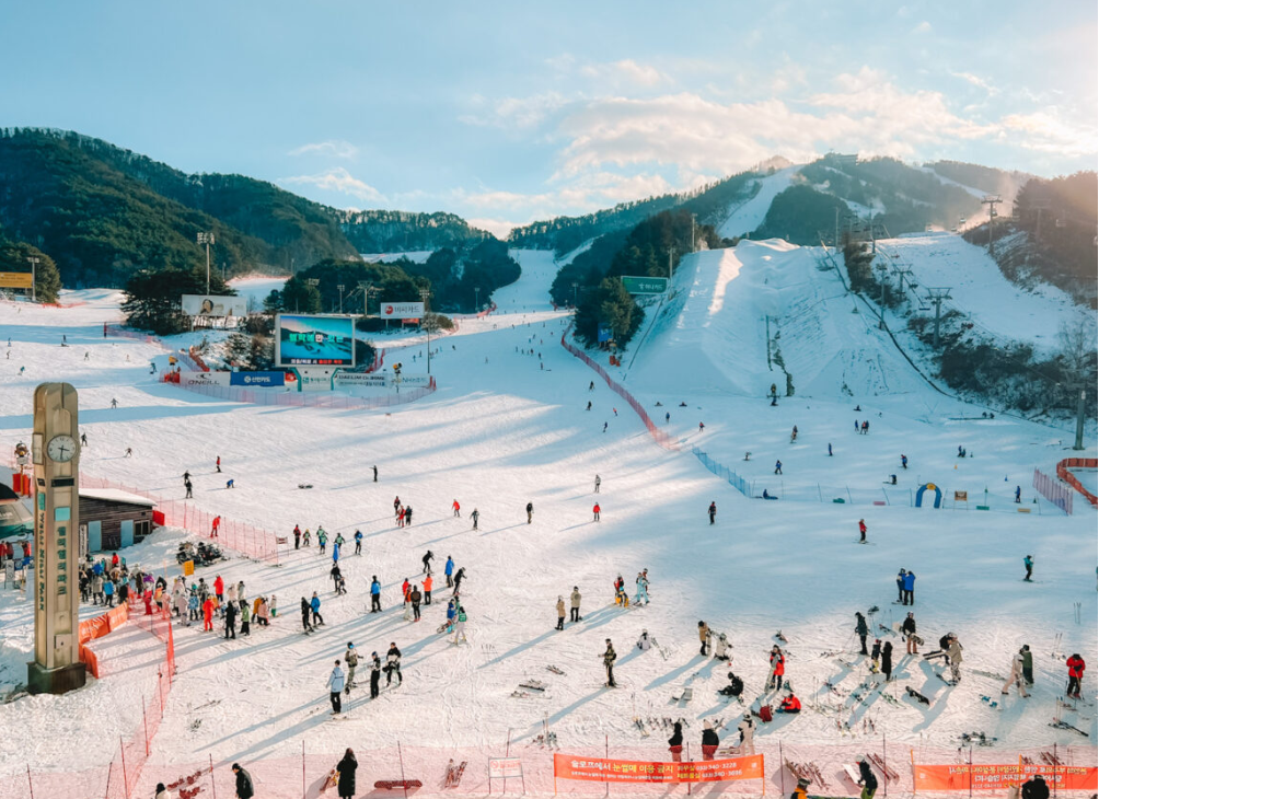 스키장 사진