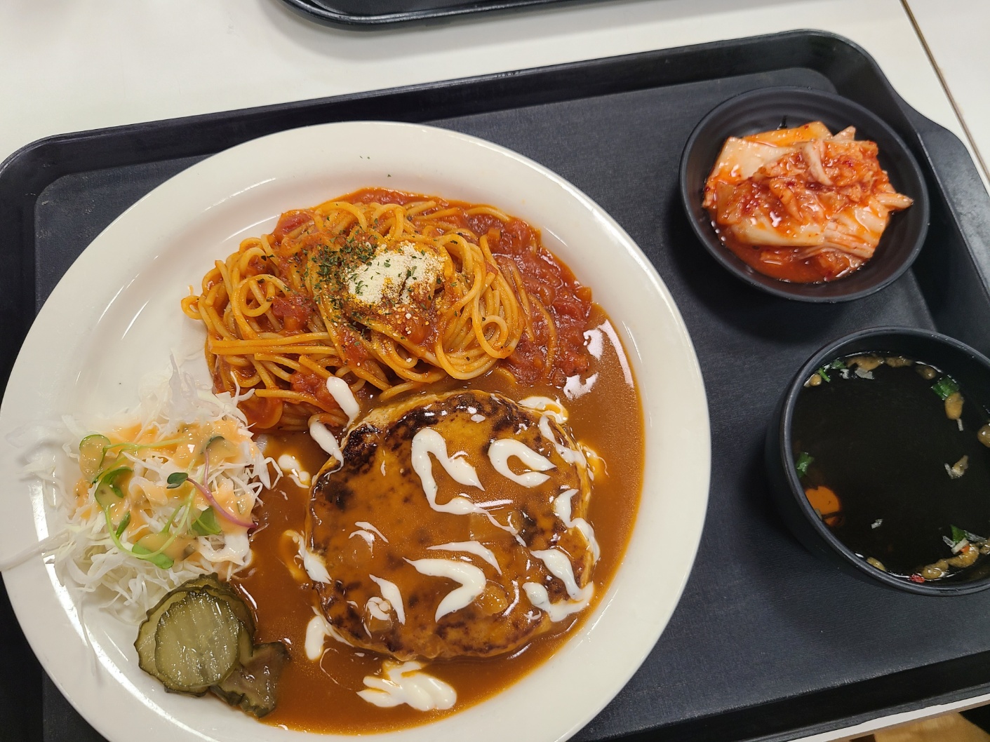 마산 홈플러스 푸드코트 함박토마토스파게티
